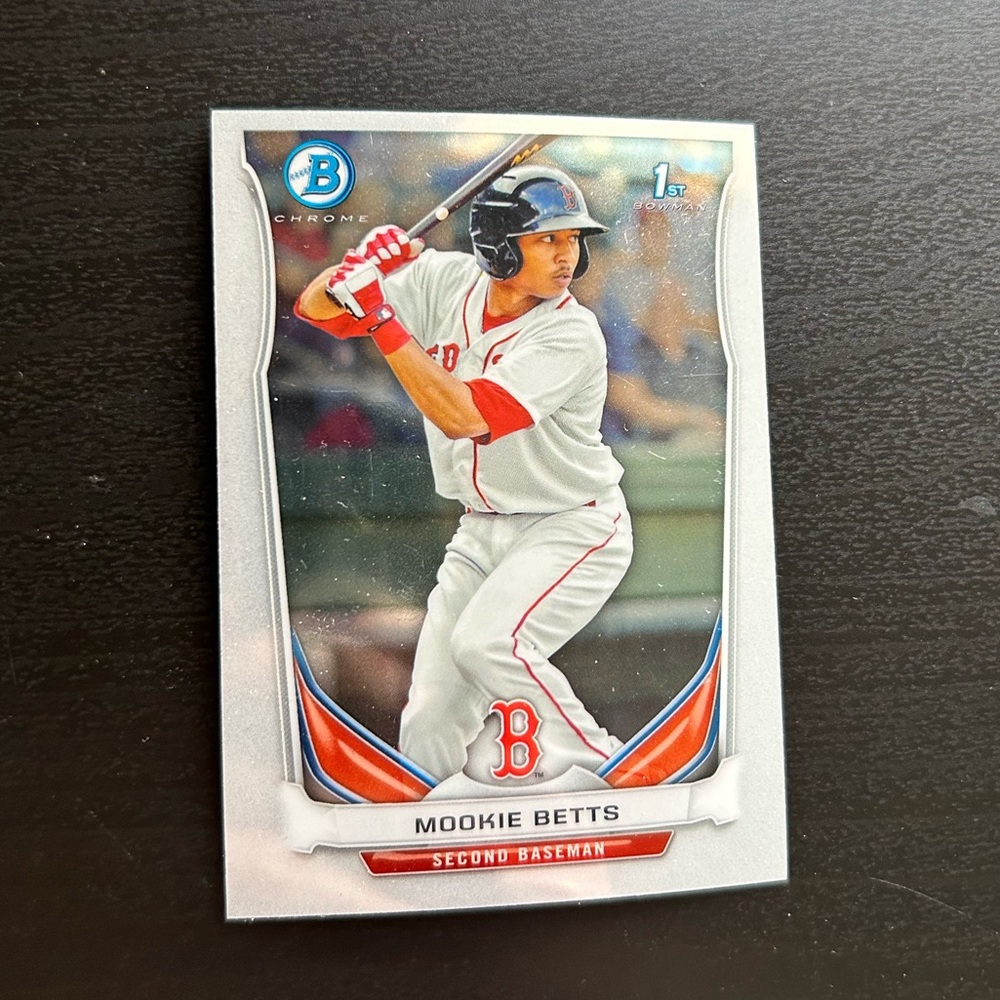 Mookie Betts Prospect Card 2014 Bowman Chrome